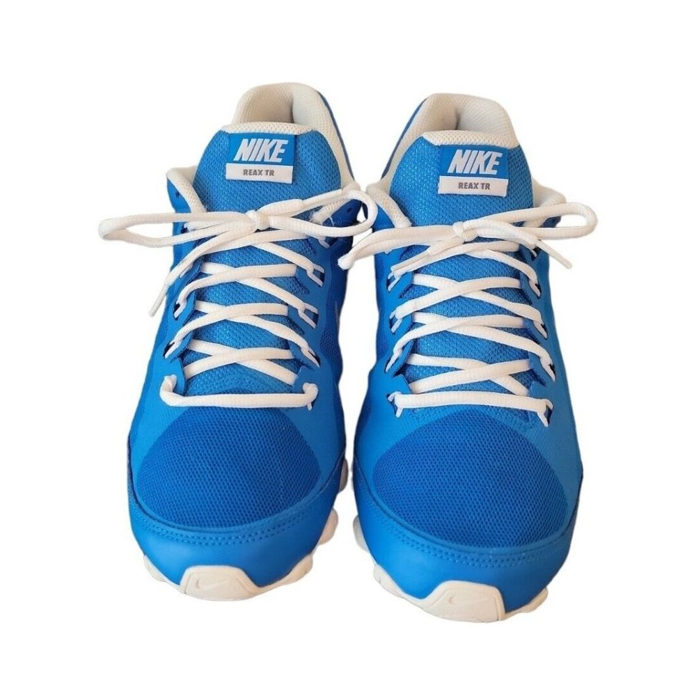 Nike Reax 9 TR  807186-401  Men's Blue And White  Shoes Size 10